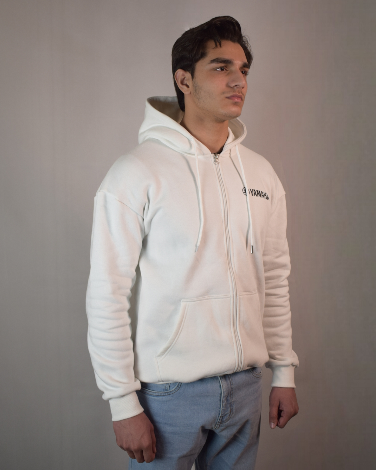 Yamaha hoodie of white