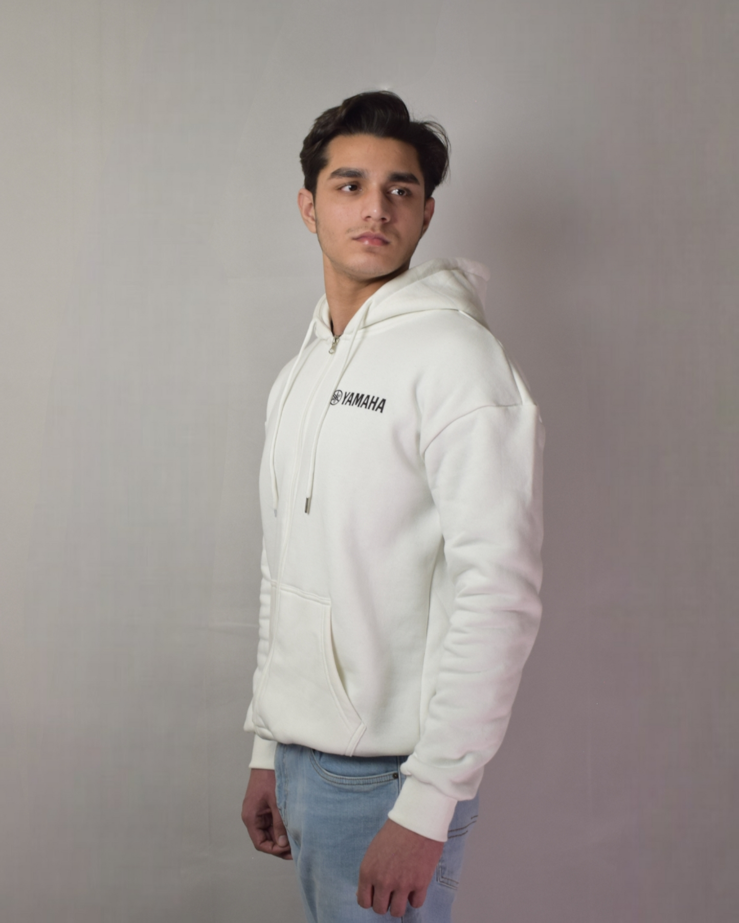 Yamaha hoodie of white